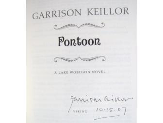 Autographed copy of 'Pontoon' by Garrison Keillor
