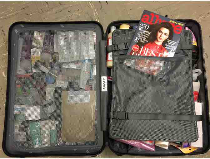 Allure Magazine Best of Beauty Suitcase Packed With Cosmetics