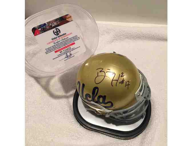Brett Hundley signed mini helmet - UCLA