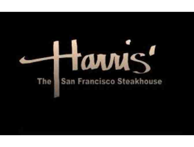 $125 Harris' Steakhouse Gift Certificate - Photo 1