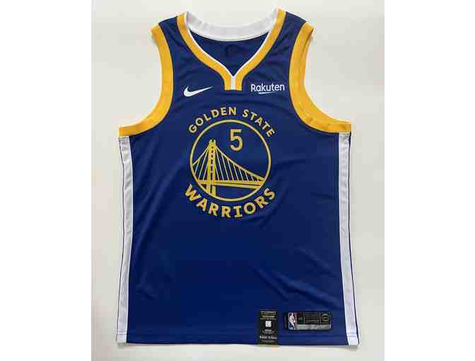 Golden State Warriors Kevon Looney Signed Autographed Blue Basketball Jersey