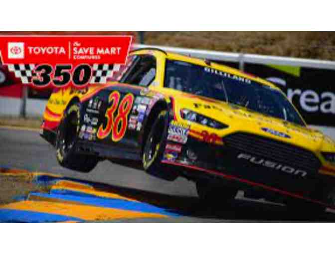 Sonoma Raceway Two (2) tickets to the Toyota/Save Mart 350 Nascar Weekend
