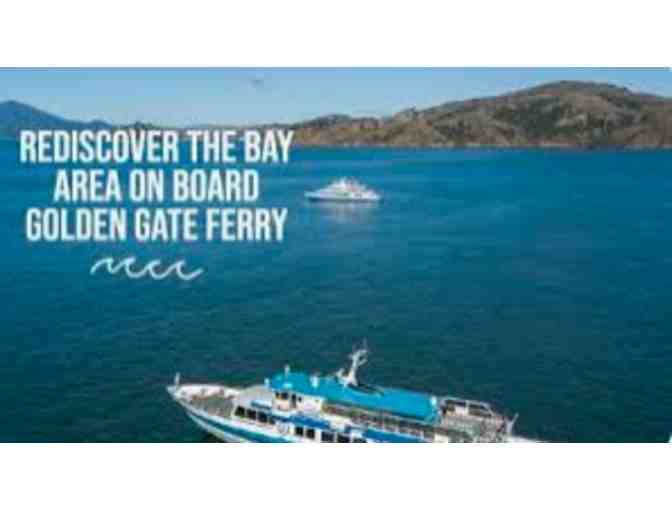 Golden Gate Ferry Service Two (2) Round-Trip Tickets