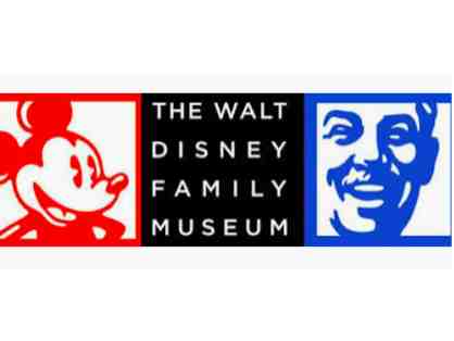 Walt Disney Family Museum - Four (4) General Admission Tickets.