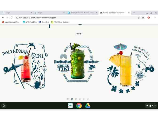 $50 Gift Card to Seafood Bar & Grill Kawaihae