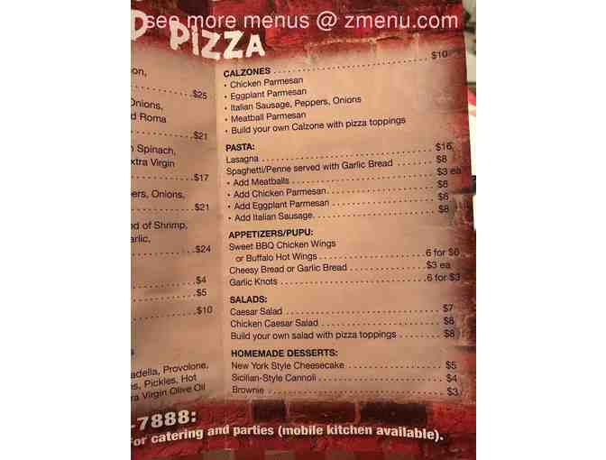 Underground Pizza - 18' Pie