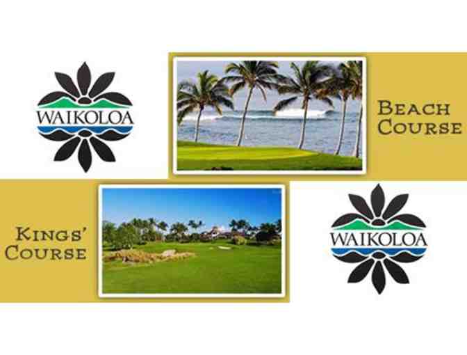 One round of golf for One player at Waikoloa Beach Course or King's Course
