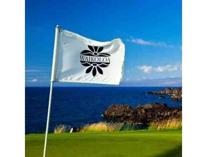 One round of golf for One player at Waikoloa Beach Course or King's Course
