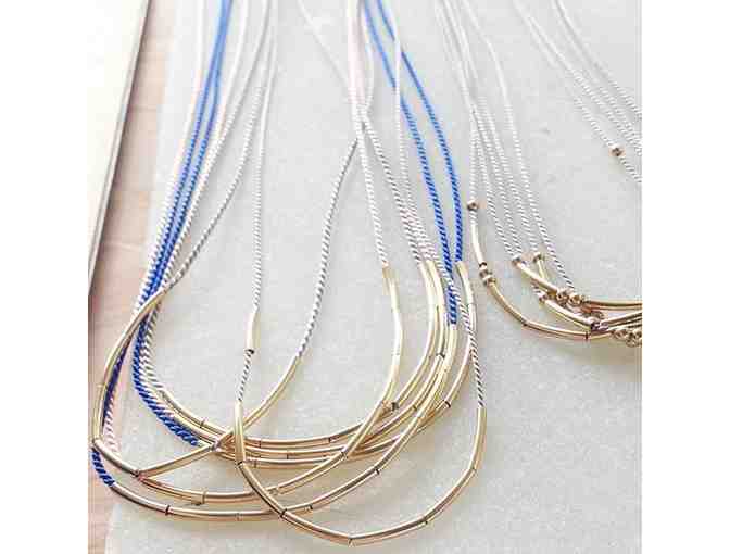 COATT Morse Coded Necklaces - Set of 3 'Couer', 'I Love You' and 'SOS'