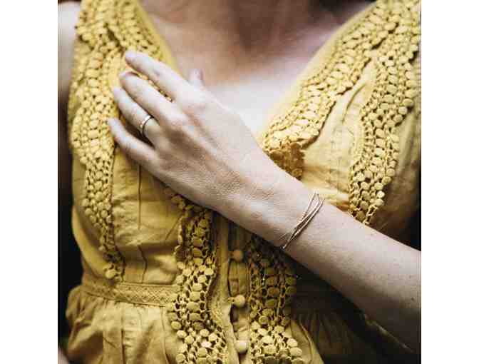 COATT Morse Coded Bracelets - Set of 2 'Peace' and 'Fearless'