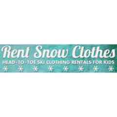 Rent Snow Clothes
