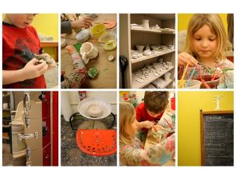 Children's Pottery Class at Midwest Clay Project