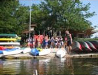 One-week family membership at Wingra Boats