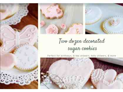 Two dozen Custom-Decorated Sugar Cookies