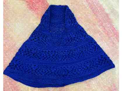 Handmade Knit Wool Cowl/Shawl