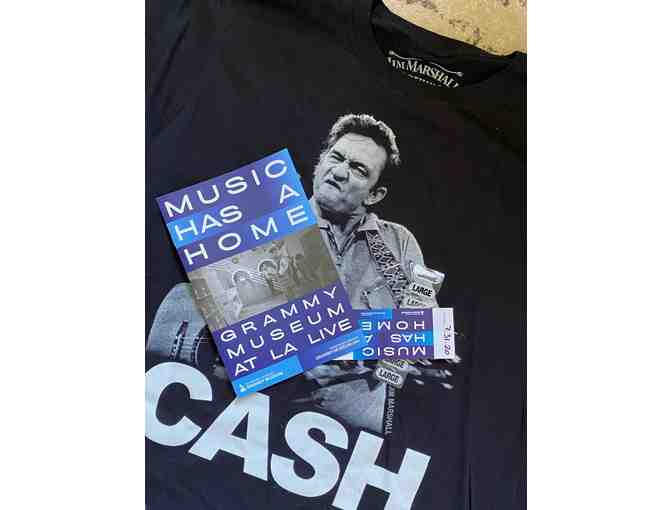 Grammy Museum - 4 Tickets and Johnny Cash T-shirt