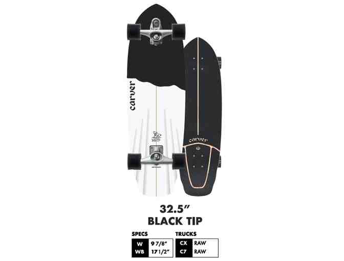 Carver Black Tip Complete Skateboard