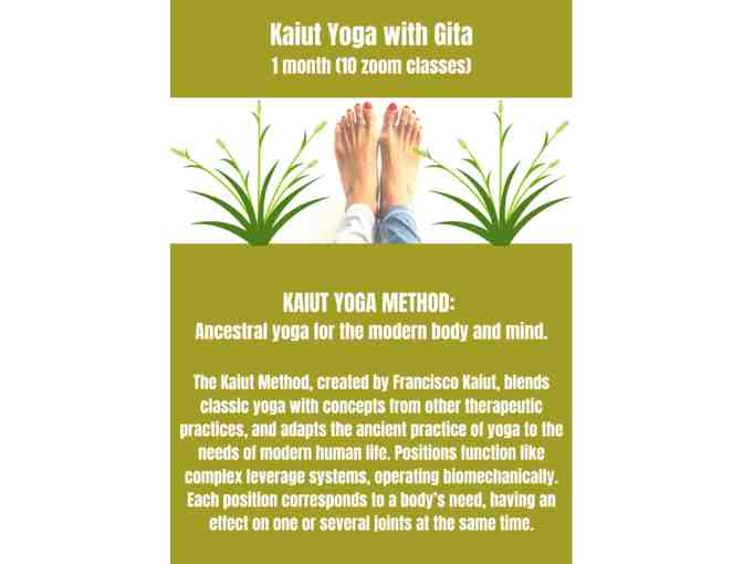 Kaiut Yoga with Gita - 10 Classes (1 Month)