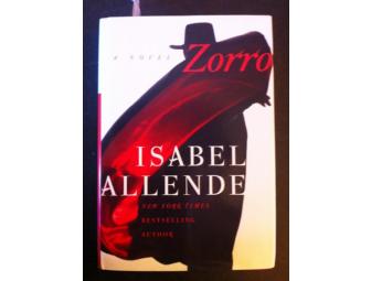 Autographed copy of Zorro by Isabel Allende