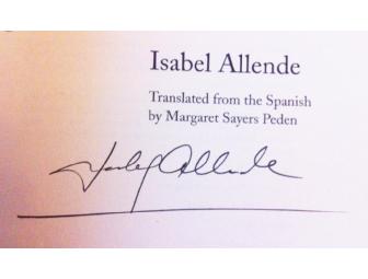Autographed copy of Zorro by Isabel Allende