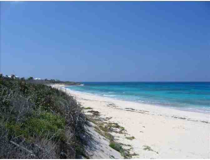 One week stay at a beach house in the Bahamas