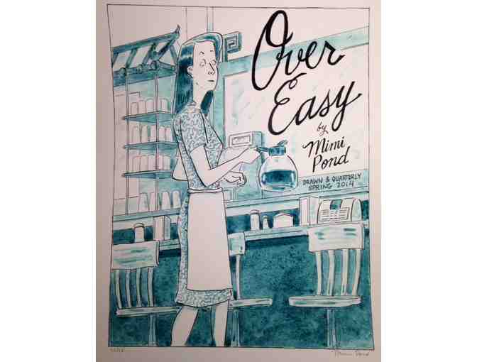 Mimi Pond limited edition print 'Over Easy'