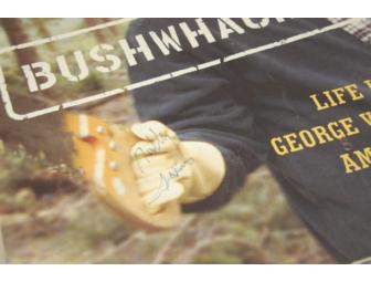 Signed poster: Molly Ivins' 'Bushwacked'