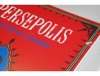 Signed poster: Marjane Satrapi's 'Persepolis'