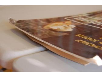 Signed poster: Molly Ivins' 'Bushwacked'