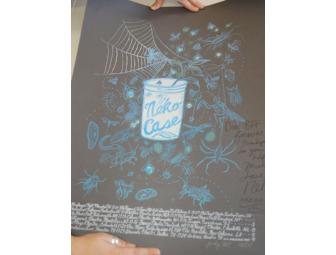 Signed poster, CD and a t-shirt from Neko Case