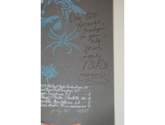 Signed poster, CD and a t-shirt from Neko Case