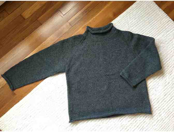 Custom Knit Roll Neck Sweater by Andrea LeBlanc Bakland