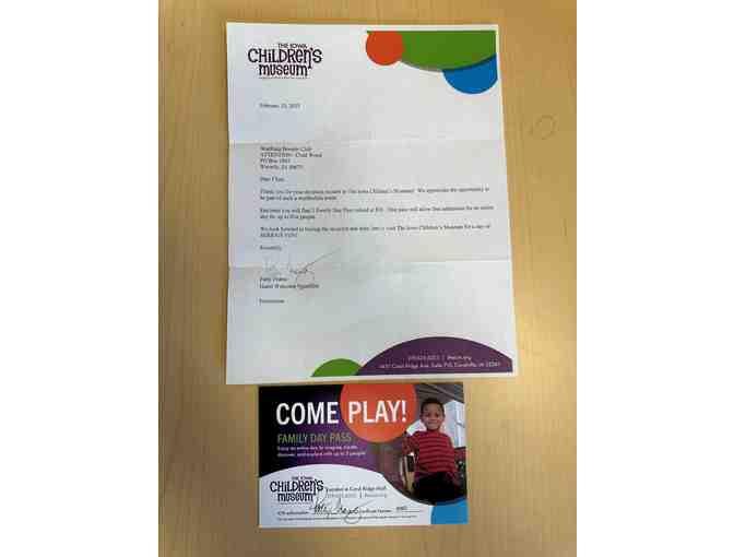 Iowa Children's Museum - 1 Family Day Pass - Photo 1