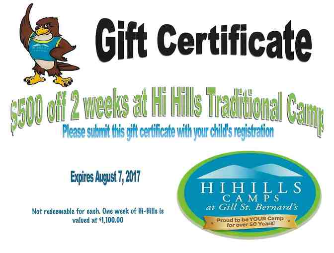 $500 off 2 weeks Hi Hills Traditional Camp - Photo 1