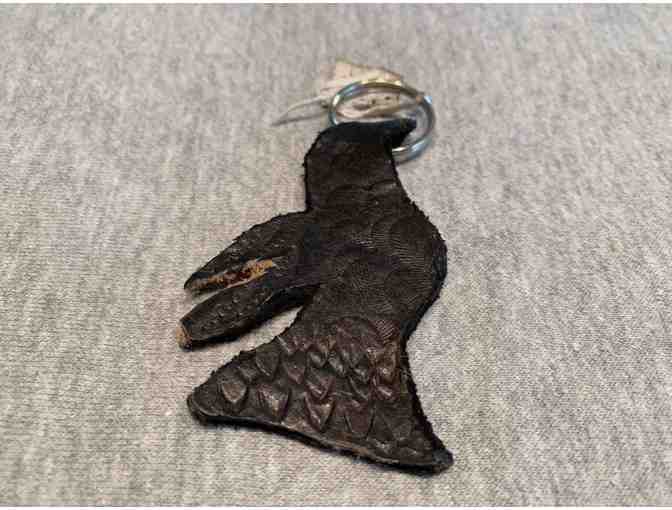Water For Children Africa - BIG DONOR - 2 Leather Bird & 1 Leather Tree Key Chain