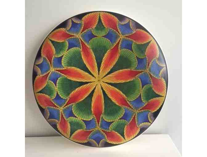 Handmade Thomas Kies Geometric Art Frisbee
