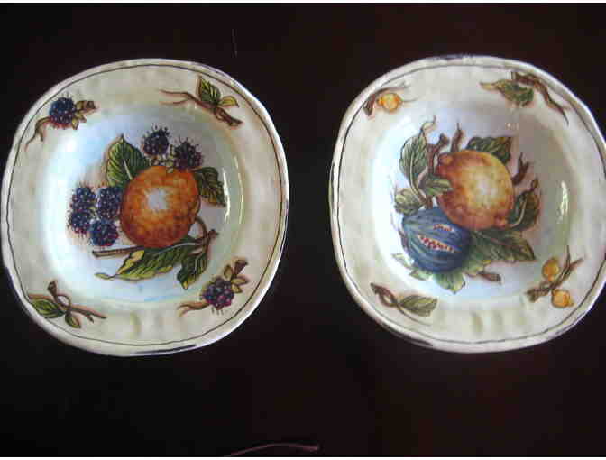 Hand Painted Umbria Pasta Bowls - set of 4