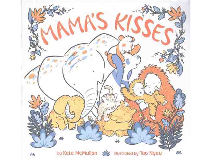 'Mama's Kisses' framed print and signed book, illustrated by Waverly Parent, Tao Nyeu