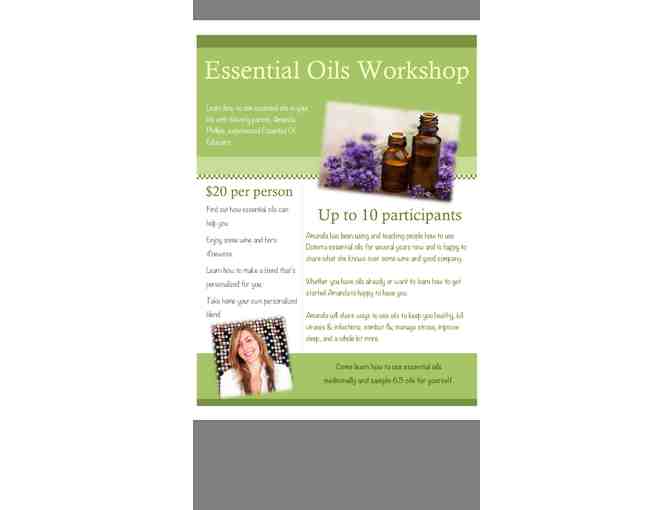 Experience: Essential Oils Workshop with Waverly Parent, Amanda Phillips