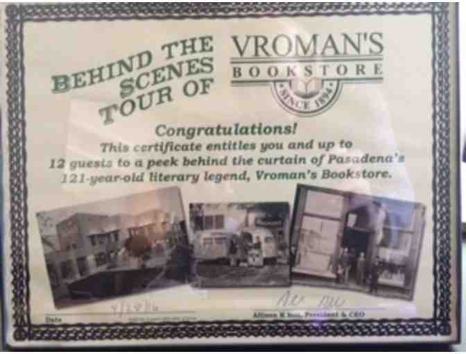 Behind the Scenes Tour of Vroman's Bookstore