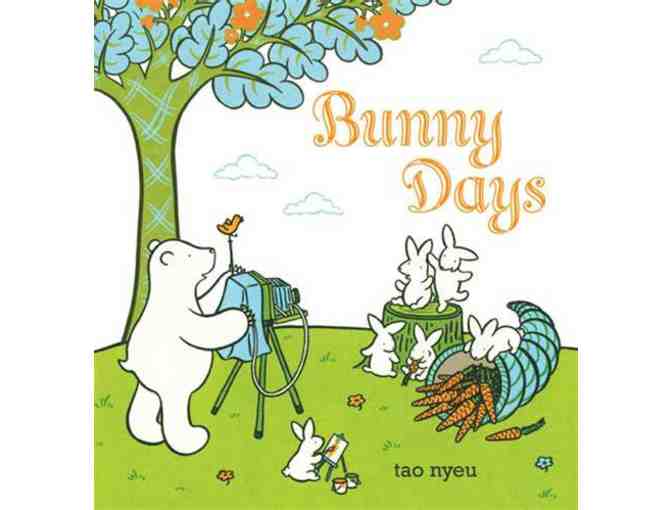 'Bunny Days!' Silk screen print and signed book, illustrated by Waverly Parent, Tao Nyeu