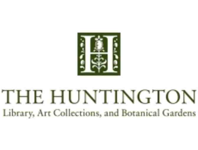Huntington Gardens Passes - good for two guests - valued at $58