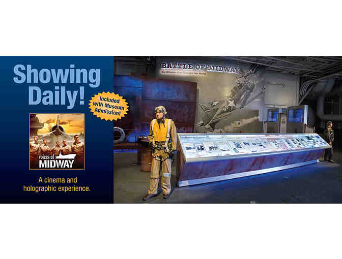 USS Midway Museum Ensign Package family of 4 passes valued at $104