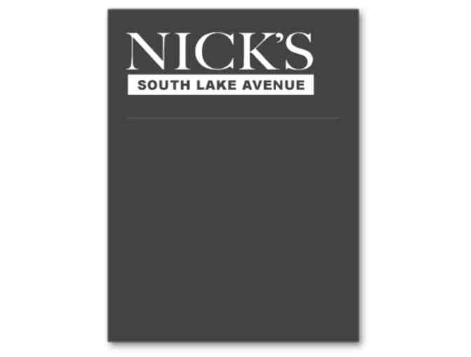 Nick's South Lake Avenue $100 Gift Card