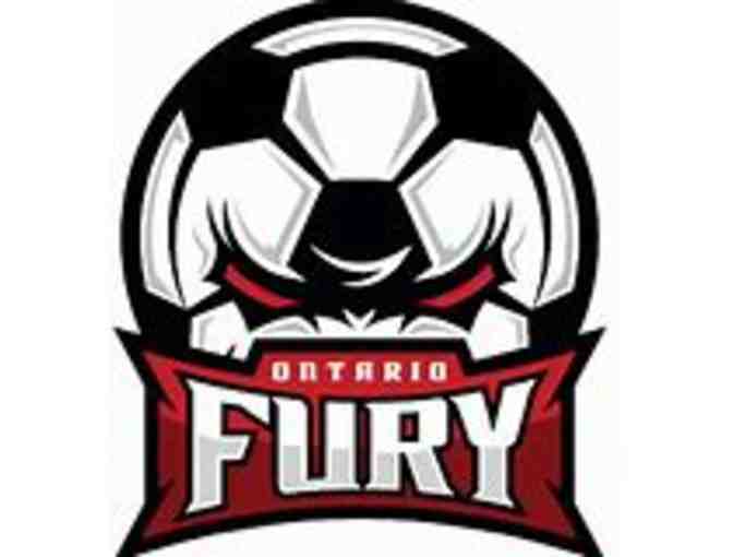 Ontario Fury - 4 midfield soccer game tickets