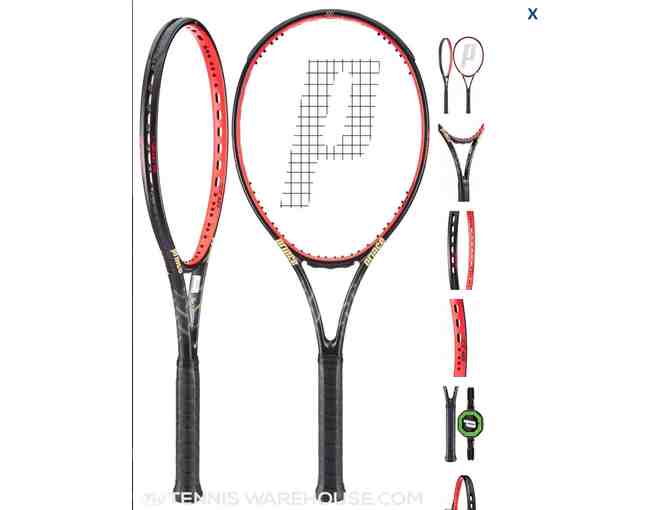 Prince Textreme Tennis Racquet, Dufflepack and Strings