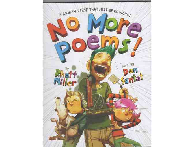 Artwork for the picture book 'No More Poems',  by Waverly Parent, Dan Santat
