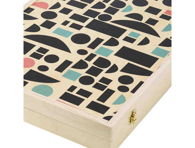 'Block' Tabletop Backgammon, donated by Waverly Parent-Owned, Wolfum