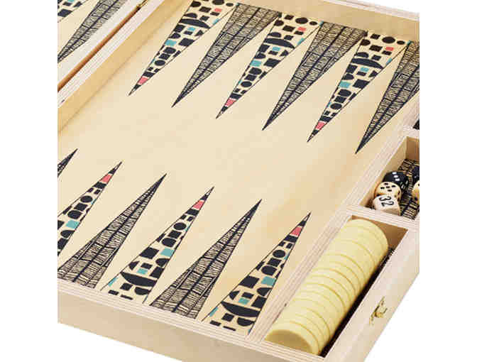 'Block' Tabletop Backgammon, donated by Waverly Parent-Owned, Wolfum