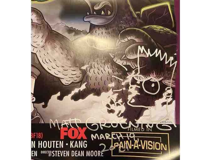 'Treehouse of Horror' Poster, Signed by Matt Groenig